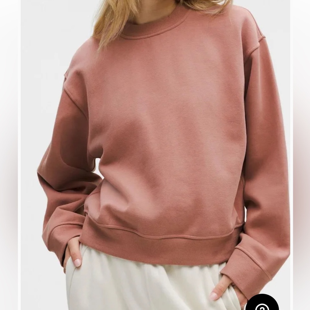 NWT!🍋🍋Lululemon Women’s Steady State Oversized Crew🍋🍋. Small. Red Clay.